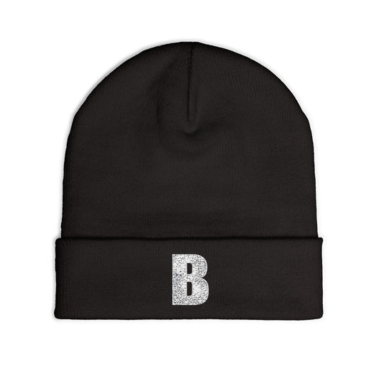 “B” Essentials Knit Beanie (Embroidery)