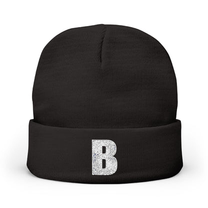 “B” Essentials Knit Beanie (Embroidery)